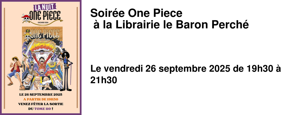 Soir�e+One+Piece +�+la+Librairie+le+Baron+Perch�
