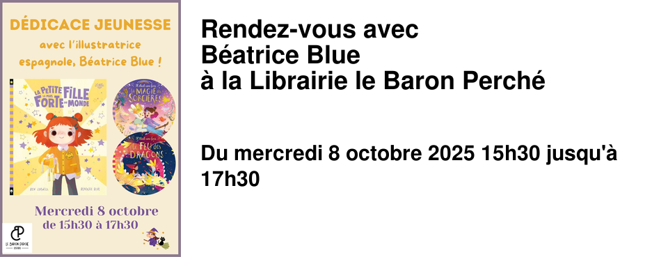 Rendez-vous+avec+ B�atrice+Blue+ �+la+Librairie+le+Baron+Perch�
