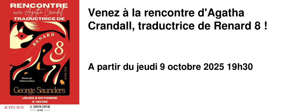Venez+�+la+rencontre+d'Agatha+Crandall,+traductrice+de+Renard+8+!